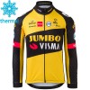 Wielershirt 2021 Team Jumbo–Visma N005 Winter Thermal Fleece